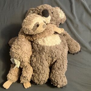 Cuddly Koala and Sloth Plush Decor